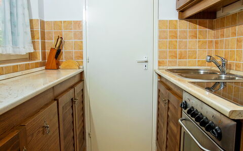 Vilma: Cabinetry, Building, Property, Sink, Kitchen Sink, Tap, Countertop, Plumbing Fixture, Kitchen, Window