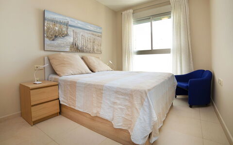 Entremares: Bedroom, Furniture, Bed, Room, Mattress, Property, Bed Sheet, Bedding, Floor, Bed Frame