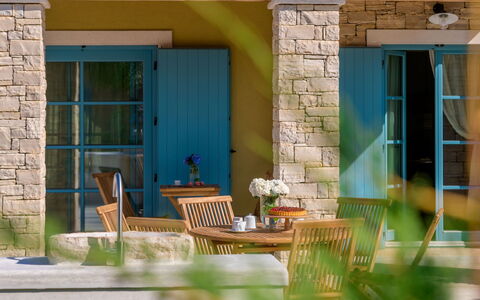 Villa Toscana: Water, Property, Window, Swimming Pool, Building, Plant, Azure, Shade, Tree, Architecture