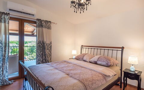 Aleksandra: Furniture, Property, Comfort, Building, Blue, Bed Frame, Wood, Textile, Lighting, Window