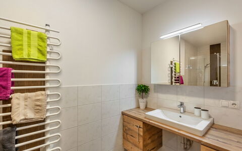 Birgit: Bathroom, Room, Property, Interior Design, Tile, Floor, Wall, Furniture, Building, House