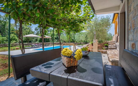 Mila: Property, Real Estate, House, Room, Building, Patio, Table, Home, Backyard, Porch