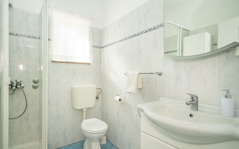 Mila: Mirror, Plumbing Fixture, Property, Sink, Tap, Bathroom Sink, Purple, Toilet Seat, Bathroom, Toilet