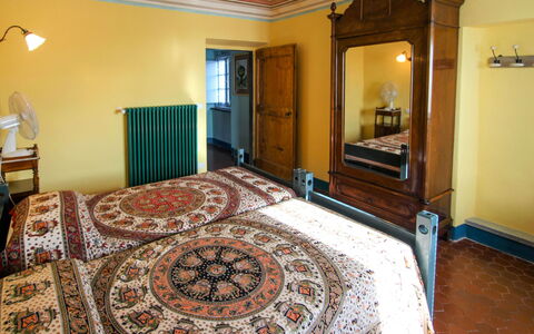 Casa del Poggio: Furniture, Picture Frame, Wood, Architecture, Interior Design, Flooring, Floor, Mirror, Living Room, Building