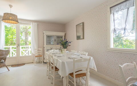 Domaine des Fées: Furniture, Table, Window, Plant, Chair, Building, Wood, Interior Design, Houseplant