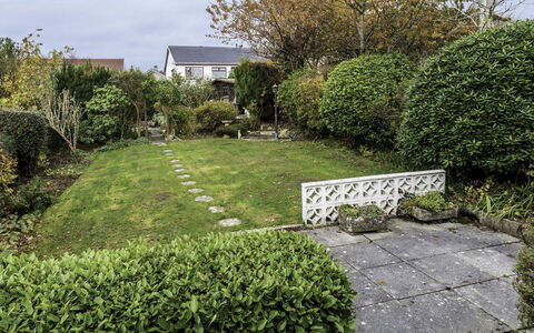 Lake District Coastal Cottage: Garden, Shrub, Property, Grass, Hedge, Natural Landscape, Lawn, Tree, House, Yard