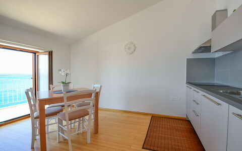 Sveti Juraj 105: Property, Furniture, Cabinetry, Building, Wood, Flooring, Countertop, Floor, Interior Design, Wood Stain