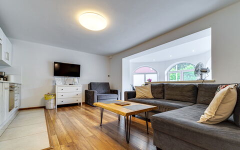 Wisła: Furniture, Interior Design, Flooring, Couch, Floor, Ceiling, Wood, Room, Living Room, Wood Flooring