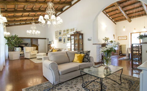 Camporbiano: Living Room, Room, Interior Design, Property, Building, Ceiling, Furniture, Lobby, Real Estate, Floor