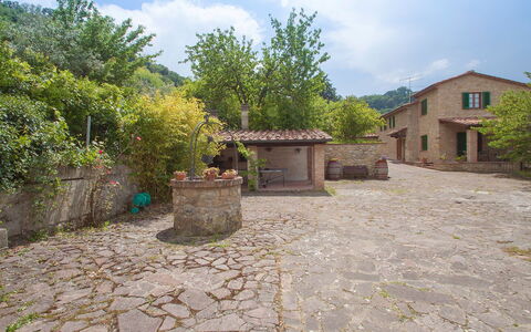 Le Pergole: Property, House, Real Estate, Building, Land Lot, Wall, Cottage, Stone Wall, Estate, Sky