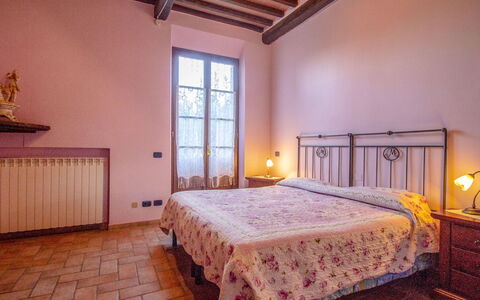 Castellina in Chianti 865: Bedroom, Bed, Room, Property, Furniture, Bed Sheet, Bed Frame, Interior Design, Building, Bedding