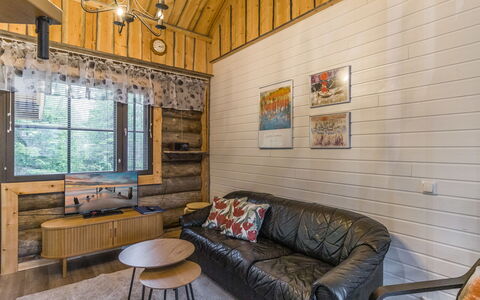Kantapää D2: Wood, Flooring, Ceiling, Interior Design, Floor, Furniture, Home, Room, Wood Stain, Hardwood