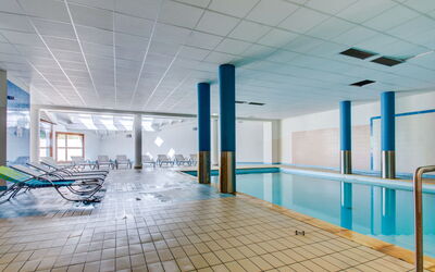 Les Balcons D'Aix 130.3: Building, Ceiling, Wall, Architecture, Interior Design, Swimming Pool, Floor, Room, Glass, Office