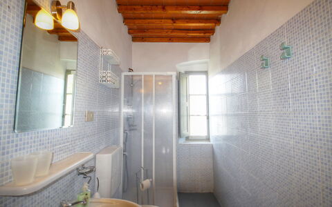 Radda in Chianti 850: Property, Room, Bathroom, Tile, Interior Design, Building, Architecture, Ceiling, House, Wall