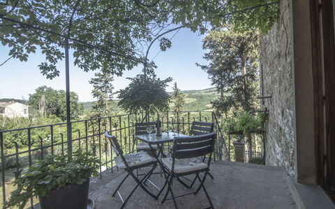 La Terrazza: Plant, Sky, Property, Building, Nature, Table, Leaf, Shade, Tree, Chair