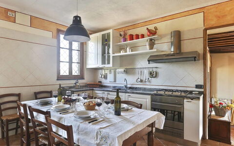 La Castagnara: Room, Furniture, Countertop, Property, Kitchen, Building, Interior Design, Cabinetry, Floor, Ceiling