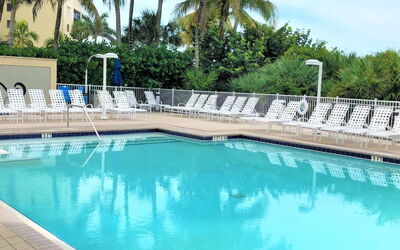 Fort Myers Beach 150: Water, Sky, Plant, Property, Cloud, Swimming Pool, Tree, Azure, Outdoor Furniture, Sunlounger