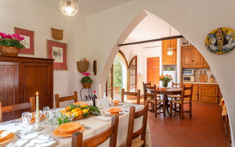 Casa La Rotta: Room, Dining Room, Property, Building, Interior Design, Table, Real Estate, Furniture, House, Restaurant