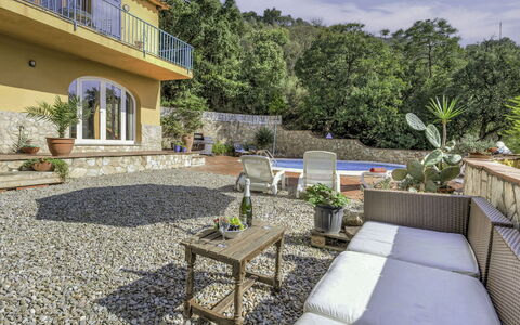 La Teulada: Resort, Swimming Pool, Outdoor Furniture, Chair, Flowerpot, Eco Hotel, Estate, Houseplant, Flagstone, Patio