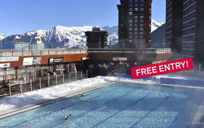 Le Corbier 210: Swimming Pool, Urban Design, Composite Material, Recreation, Condominium, Resort, Resort Town, Hotel, Freezing