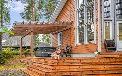 Kolinpilvi: Furniture, Chair, Outdoor Furniture, Table, Wood, Outdoor Table, Kitchen & Dining Room Table, Shade, Garden, Umbrella