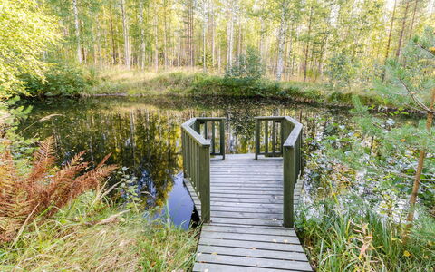 Käränkämökki: Wood, Cottage, Log Cabin, Forest, Shed, Garden Buildings, Larch, Woodland, Wood Stain