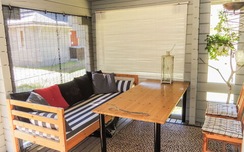 Karjalan Veikko 2 B: Furniture, Chair, Outdoor Furniture, Table, Wood, Outdoor Table, Kitchen & Dining Room Table, Shade, Garden, Umbrella