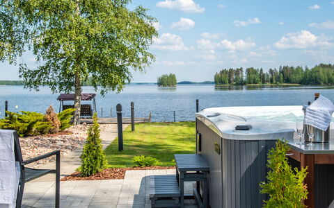 Villa Kaivopuisto: Outdoor Furniture, Furniture, Resort, Chair, Swimming Pool, Shade, Leisure, Patio, Deck, Eco Hotel