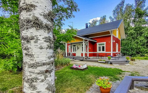 Villa Ahomoisio: Wood, Cottage, Log Cabin, Forest, Shed, Garden Buildings, Larch, Woodland, Wood Stain