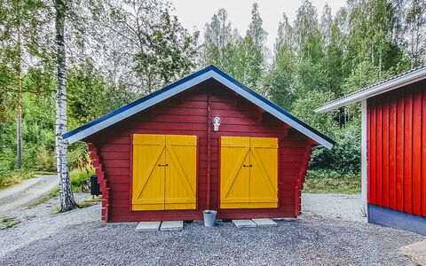 Villa Ahomoisio: Wood, Cottage, Log Cabin, Forest, Shed, Garden Buildings, Larch, Woodland, Wood Stain