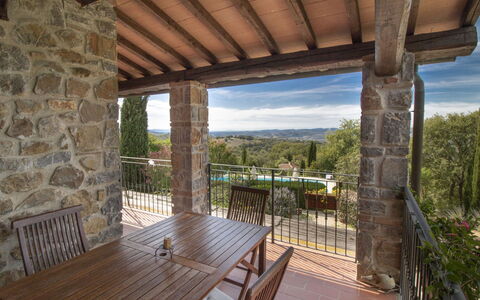 Manciano 840: Plant, Property, Sky, Table, Wood, Building, Porch, Chair, Tree, Floor