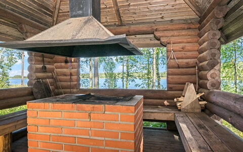 Villa Paloska, Cjoe054: Furniture, Chair, Outdoor Furniture, Table, Wood, Outdoor Table, Kitchen & Dining Room Table, Shade, Garden, Umbrella