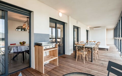 Porto Vecchio 123: Table, Furniture, Wood, Chair, Cabinetry, Kitchen, Flooring, Living Room, Interior Design, Floor