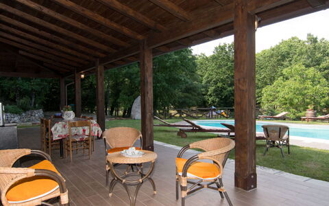 Domus Incantada: Property, Building, Patio, House, Real Estate, Room, Porch, Furniture, Table, Interior Design