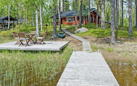 Haapaniemi, Cjoe020: Wood, Cottage, Log Cabin, Forest, Shed, Garden Buildings, Larch, Woodland, Wood Stain