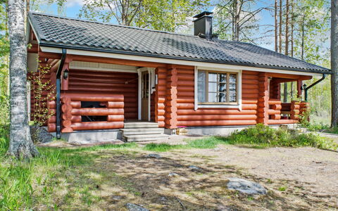 Haapaniemi, Cjoe020: Wood, Cottage, Log Cabin, Forest, Shed, Garden Buildings, Larch, Woodland, Wood Stain