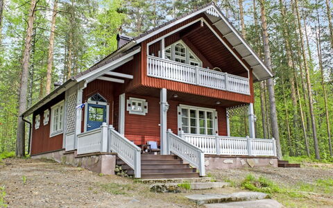 Honkaniemi: Wood, Cottage, Log Cabin, Forest, Shed, Garden Buildings, Larch, Woodland, Wood Stain