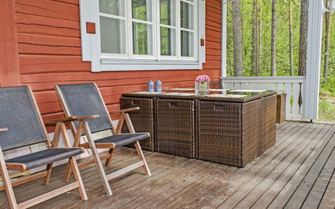 Honkaniemi: Wood, Cottage, Log Cabin, Forest, Shed, Garden Buildings, Larch, Woodland, Wood Stain