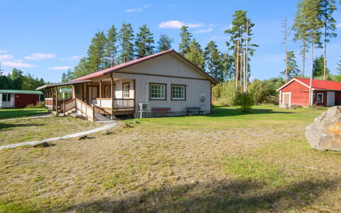 Villa Kaisla: Furniture, Interior Design, Flooring, Floor, Table, Ceiling, Kitchen & Dining Room Table, Lighting, Chair, Home