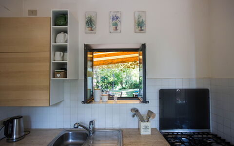 La Villa Di Ostra: Room, Property, Kitchen, House, Countertop, Home, Furniture, Building, Interior Design, Real Estate