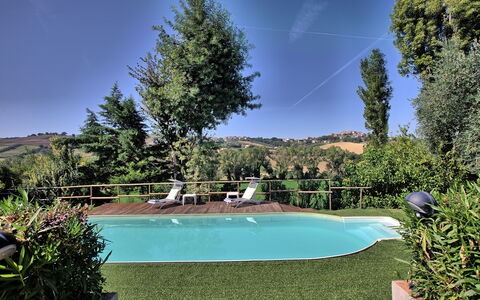 La Villa Di Ostra: Swimming Pool, Property, Nature, Natural Landscape, Real Estate, Estate, House, Tree, Grass, Home