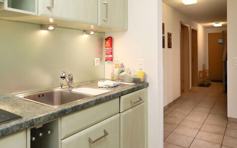 Belmi: Kitchen Sink, Tap, Sink, Cabinetry, Property, Countertop, Furniture, Plumbing Fixture, Building, Kitchen
