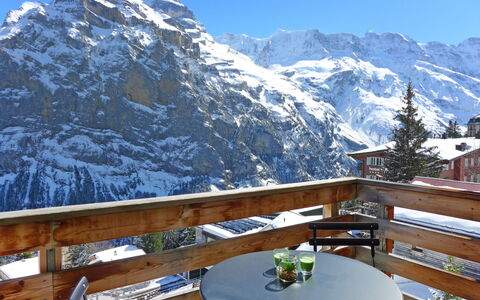 Mürren 300: Sky, Mountain, Snow, Table, Furniture, Property, White, Light, Nature, Outdoor Furniture