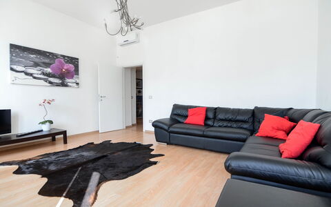 Residenza Bellagio: Room, Furniture, Property, Living Room, Interior Design, Real Estate, Couch, Floor, Table, Building