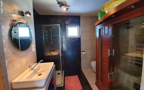Smoldzinski Las 101: Mirror, Property, Sink, Tap, Interior Design, Plumbing Fixture, Bathroom, Wood, Wall
