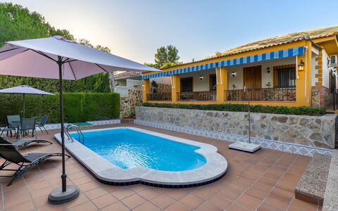 Villa San Vicente: Water, Sky, Plant, Property, Window, Swimming Pool, Azure, Tree, Architecture, Interior Design