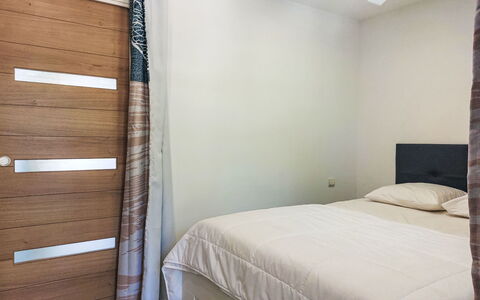 La Marina: Bed, Bedroom, Wall, Floor, Flooring, Furniture, Interior Design, Bed Sheet, Wood, Bedding