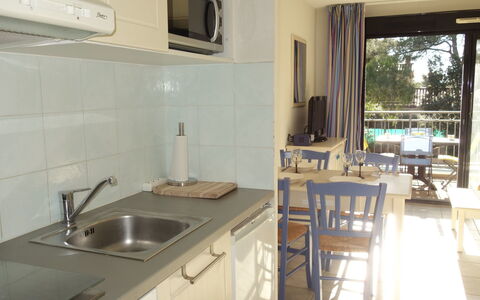 La Marina: Property, Room, Sink, Kitchen, Building, Furniture, Interior Design, Real Estate, House, Countertop
