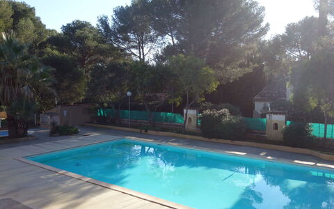 La Marina: Swimming Pool, Property, Leisure, Real Estate, House, Home, Backyard, Grass, Tree, Building