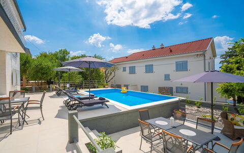 My Day House: Cloud, Sky, Furniture, Table, Property, Building, Plant, Chair, Window, Swimming Pool
